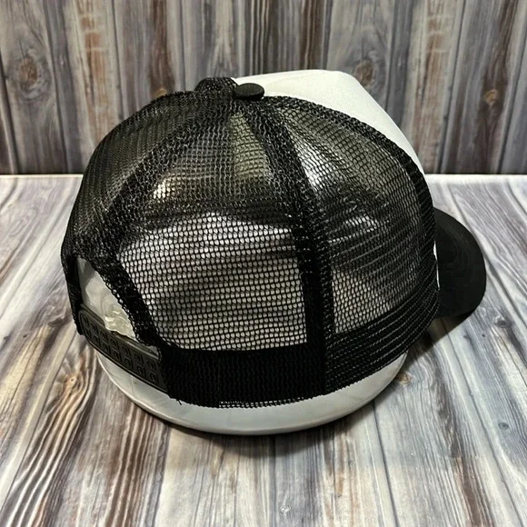 STOP ACTING BROKE DISTRESSED TRUCKER HAT - Picture 2 of 6